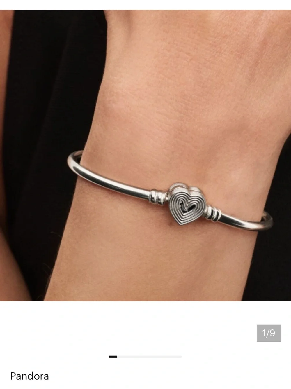 Pandora “Radiating Hearts” Bangle- NWT - Picture 7 of 9